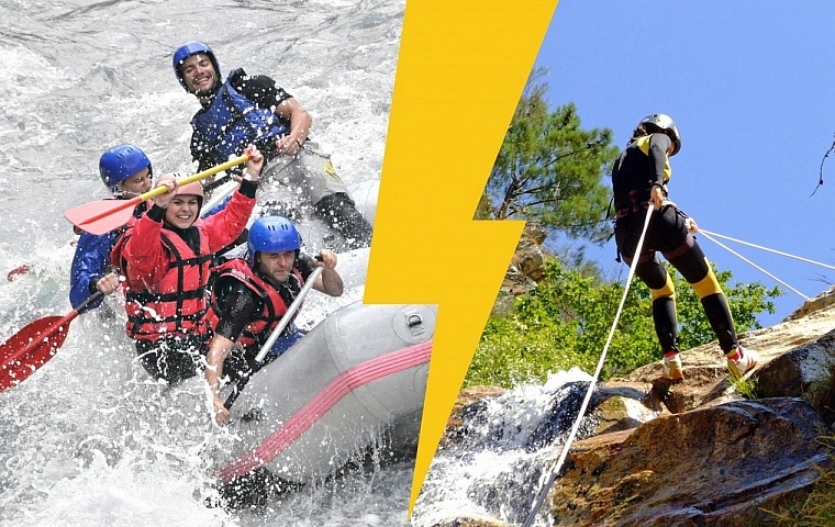 différence rafting canyoning