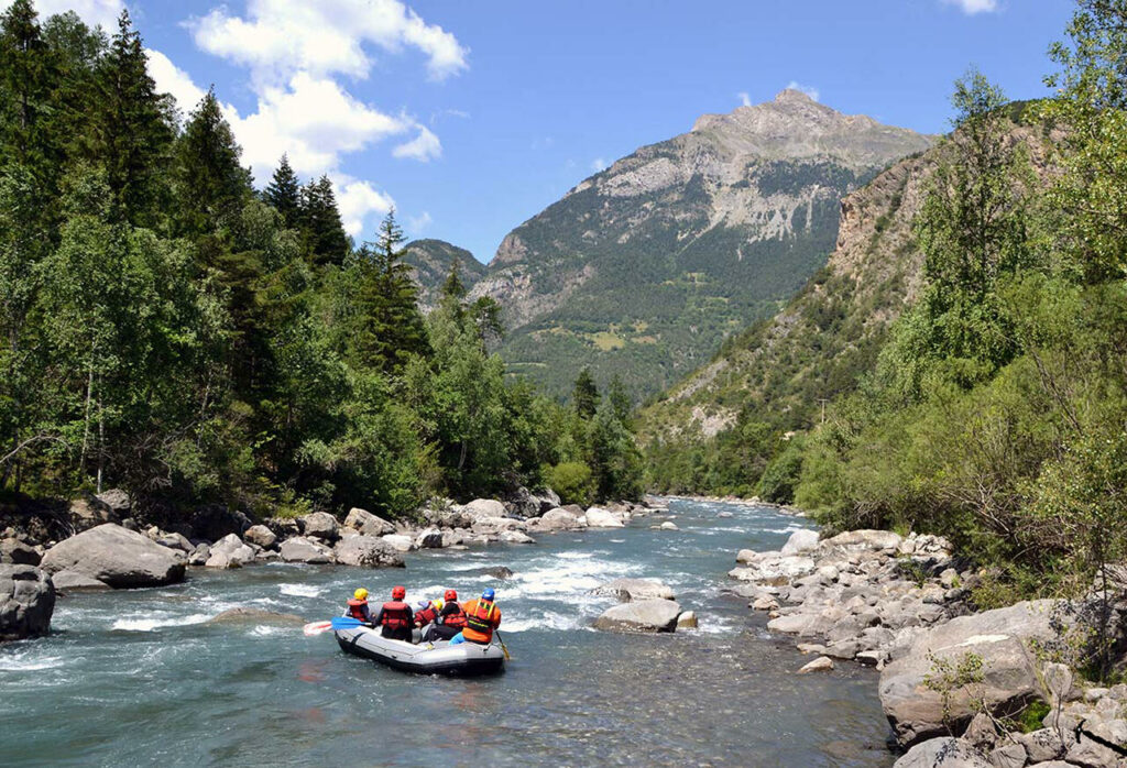 descente en rafting ubaye