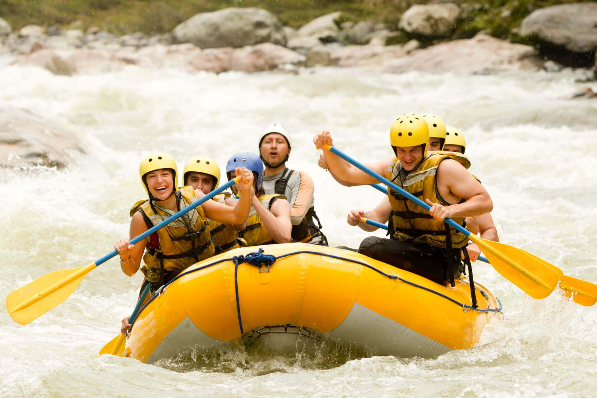 nombre de personnes rafting